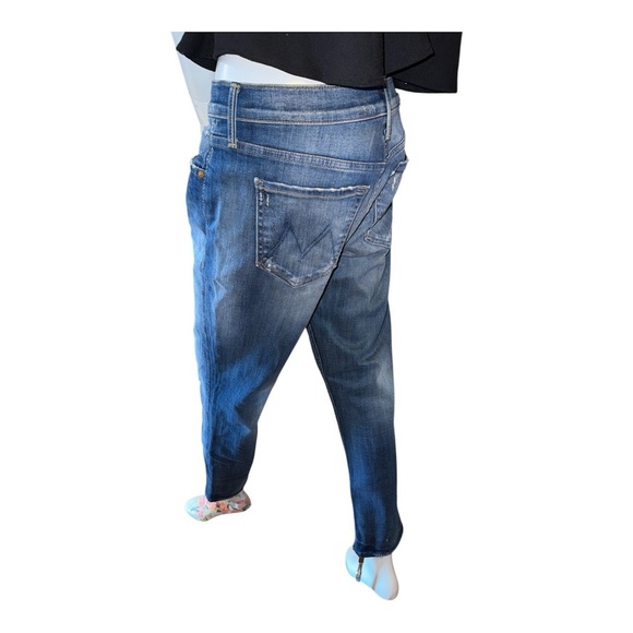 MOTHER Blue Ankle Jeans - Picture 8 of 10